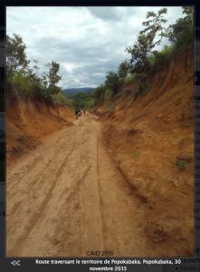route Popokabaka Quelle-CAID