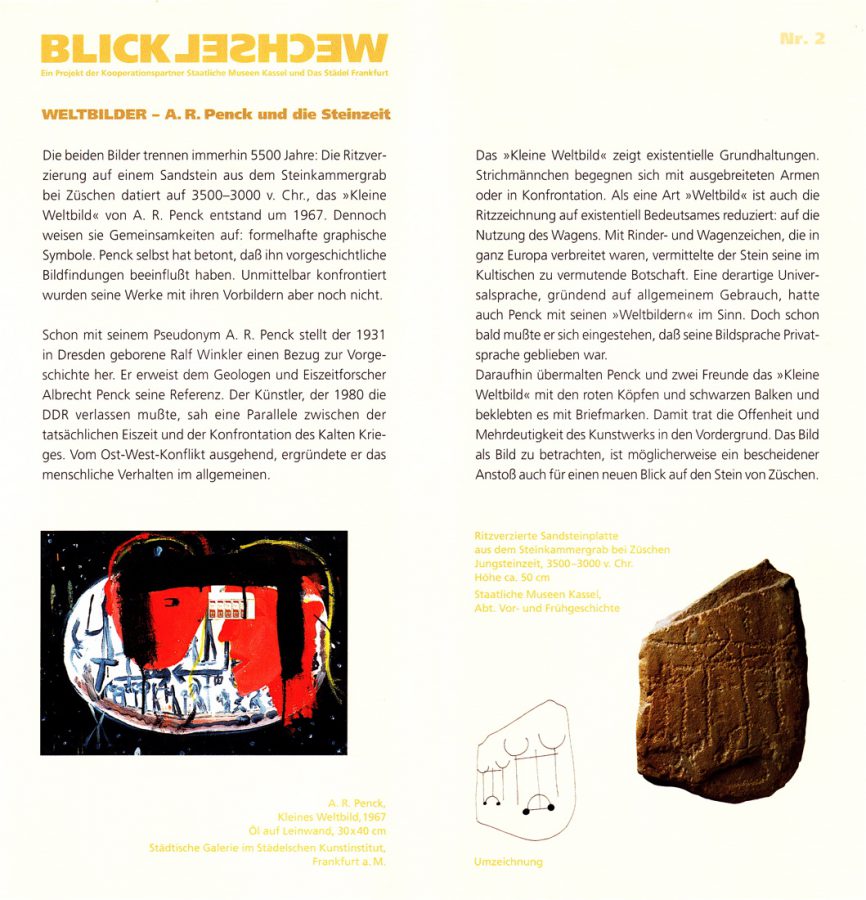 'Weltbilder - A.R.Penck und die Steinzeit' 2005_Städel